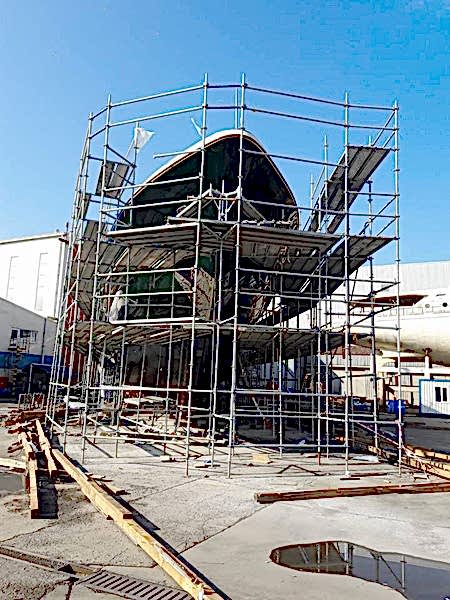 ay iskele, flan�l� kamal� iskele kiralama sistemleri, kiral�k flan�l� iskele, flan�l� iskele kiralama