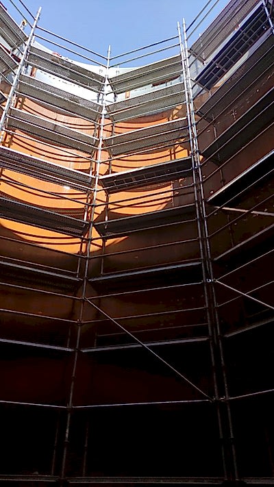 kiral�k iskele sistemleri, ay iskele, kiral�k iskele, RK Ya� fabrikas� Tekirda� Muratl�, �� cephe kurulumu